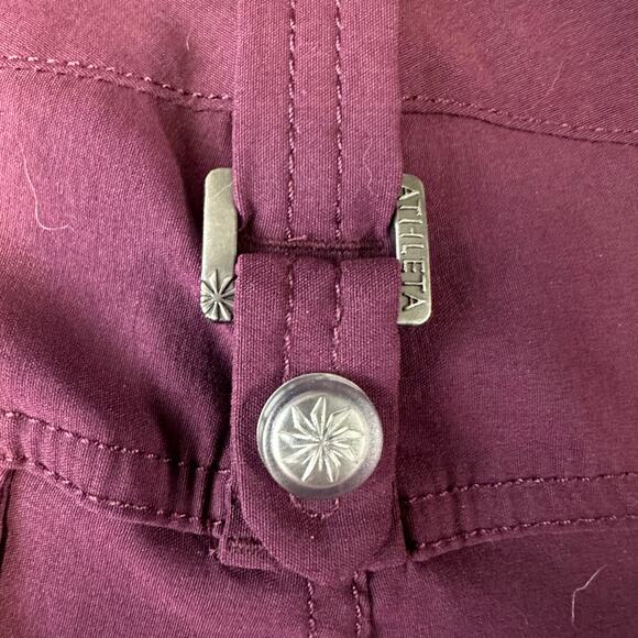 Athleta Deep Purple Dipper Low Rise Outdoor Hiking Cargo Pants Size 4 - Picture 10 of 10